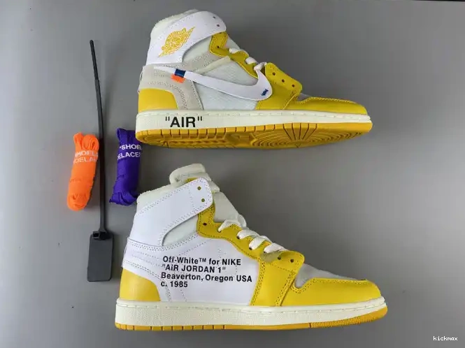 Rep MAX 1 Off-White Powder Air Jordan Dark Yellow-Cone x NRG AQ0818-149 White 0520